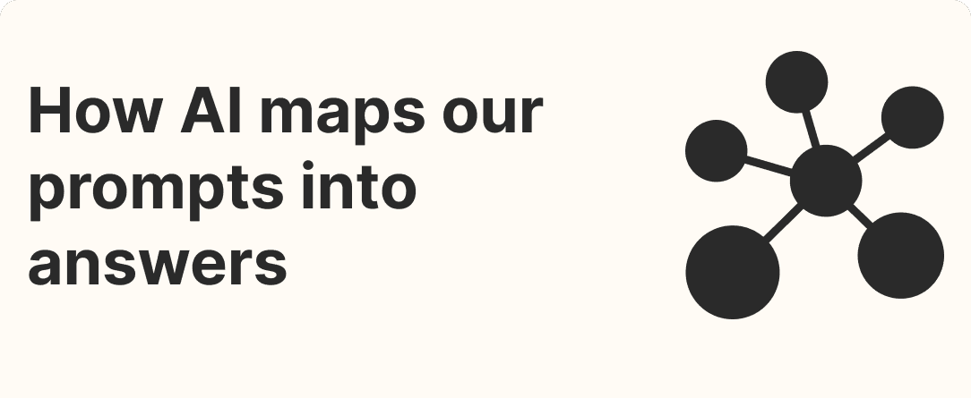 How AI maps our prompts into answers